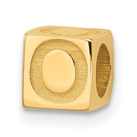 Gold Alphabet Bead