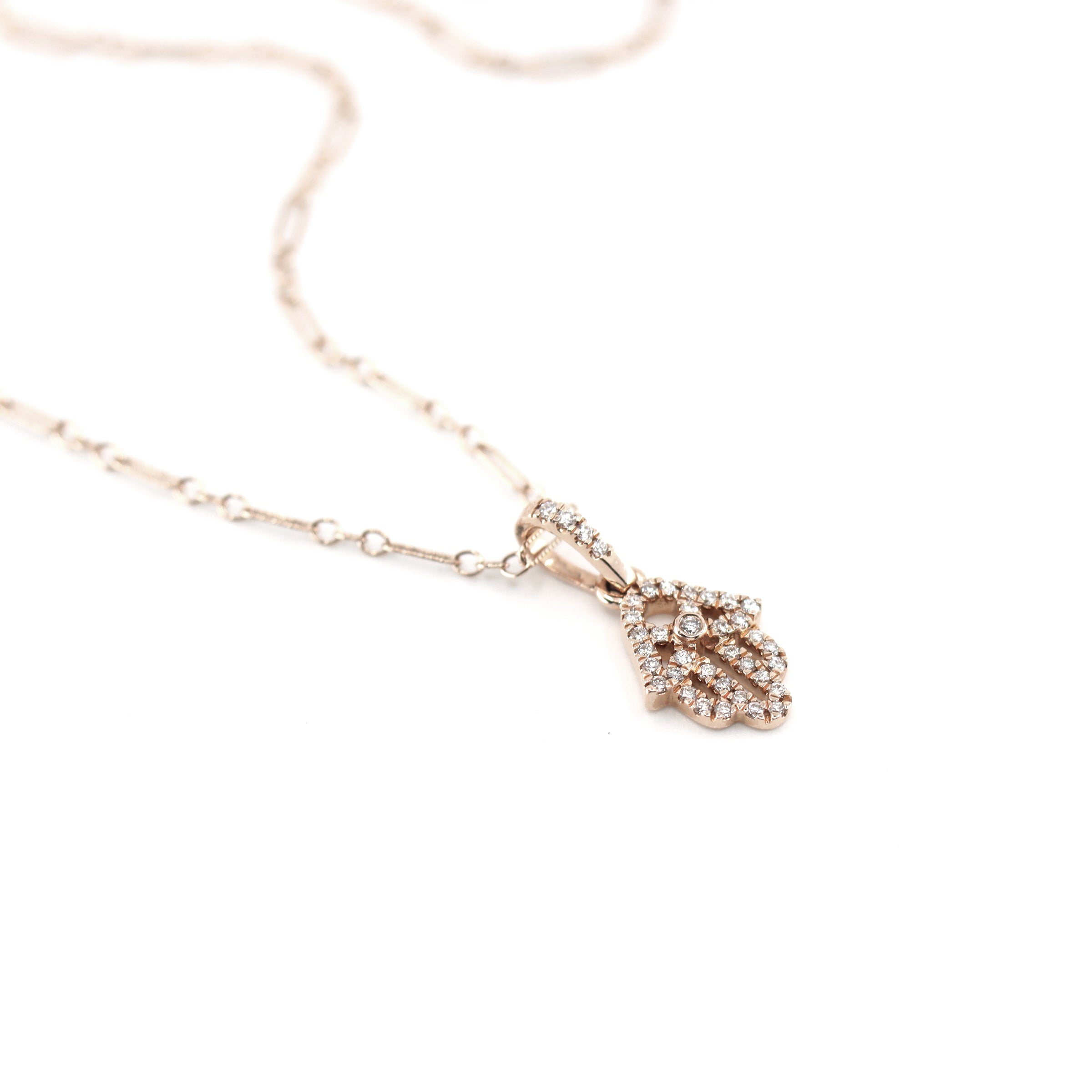 Hamsa Diamond Pendant – ATrio Jewelry