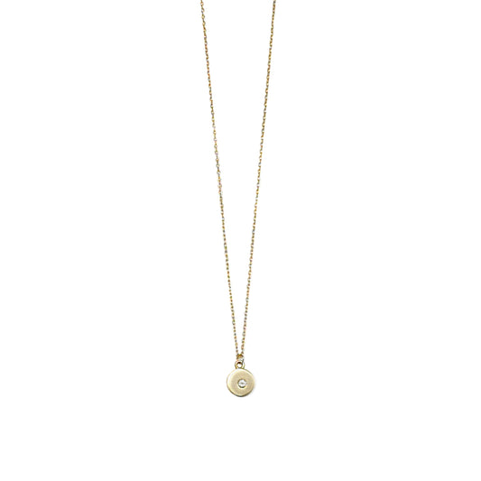 The Golden Disc Necklace