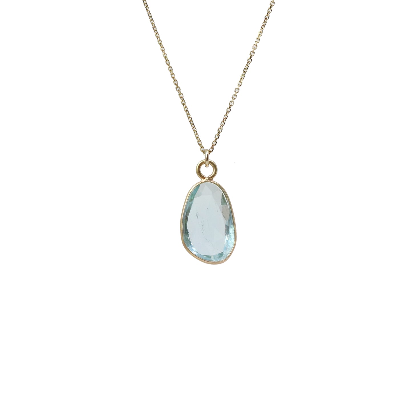 Raw Aquamarine Drop