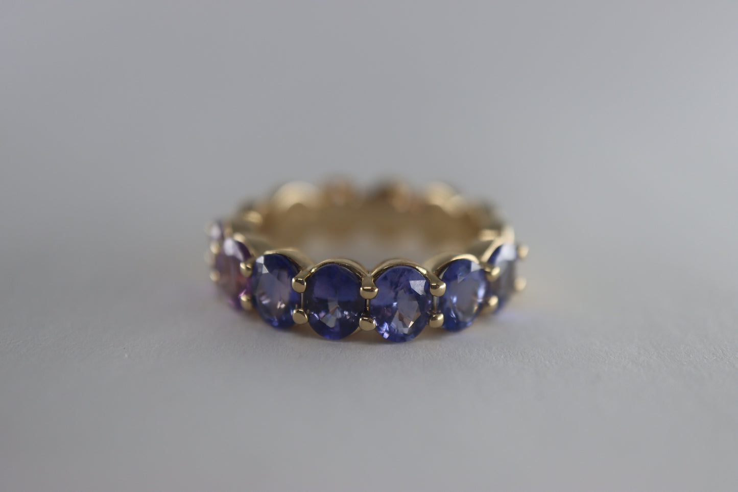 Ombré Sapphire Bubble Ring
