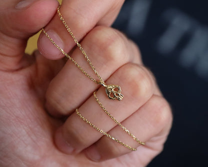 Petite Golden Skull