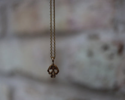 Petite Golden Skull
