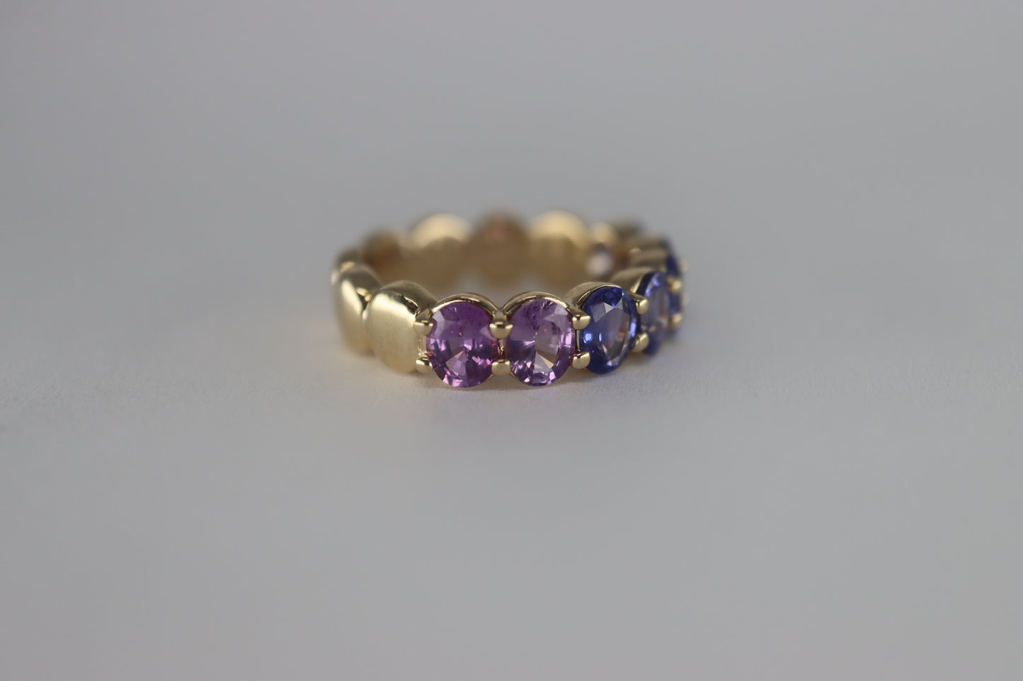 Ombré Sapphire Bubble Ring