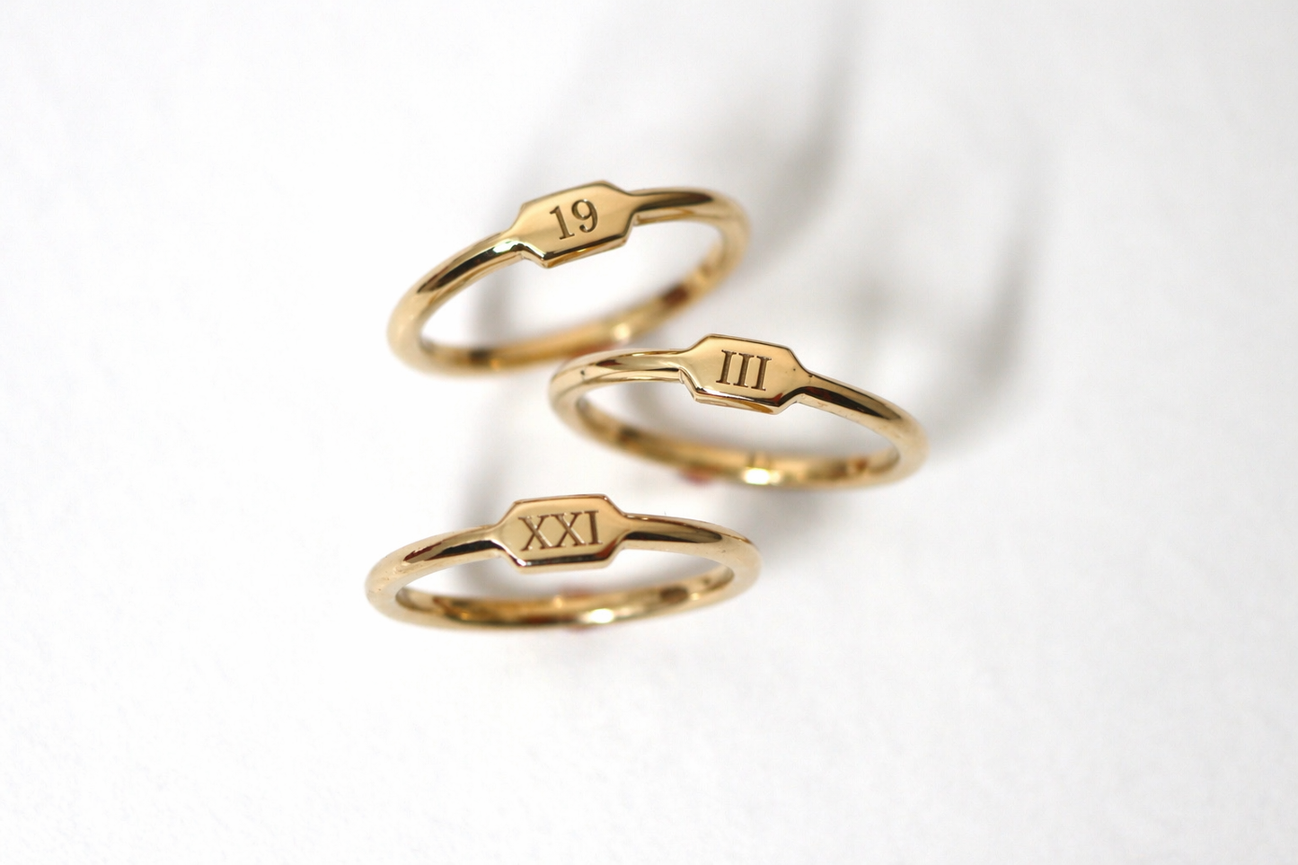 Petite Shield Signet Ring