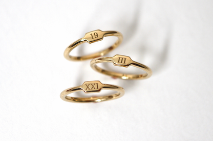 Petite Shield Signet Ring