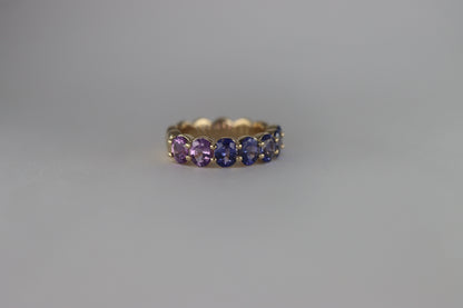 Ombré Sapphire Bubble Ring