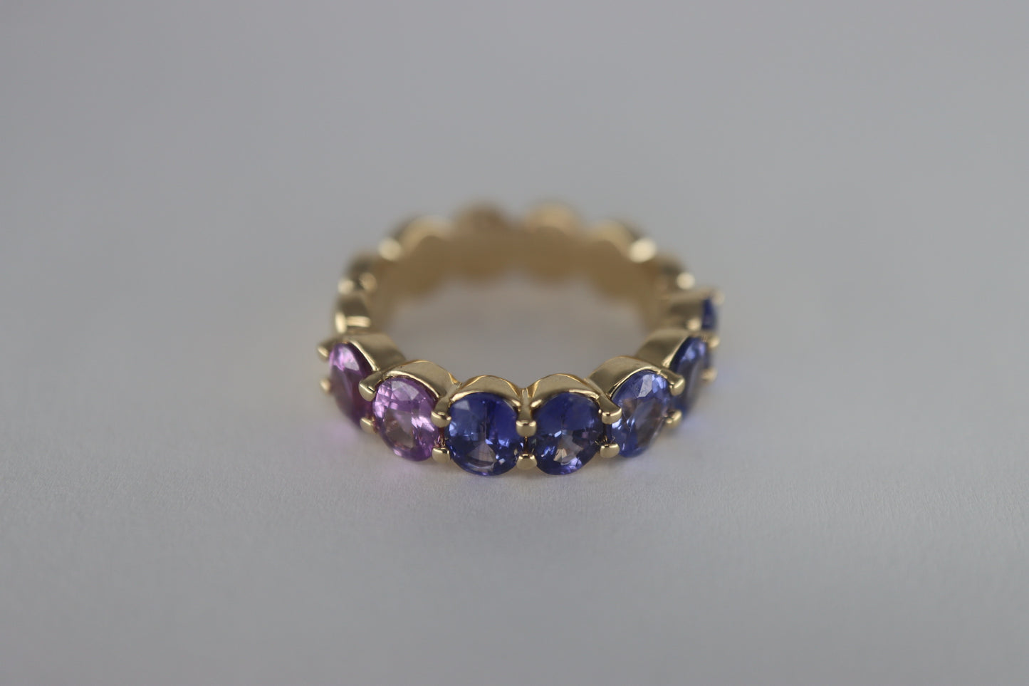 Ombré Sapphire Bubble Ring