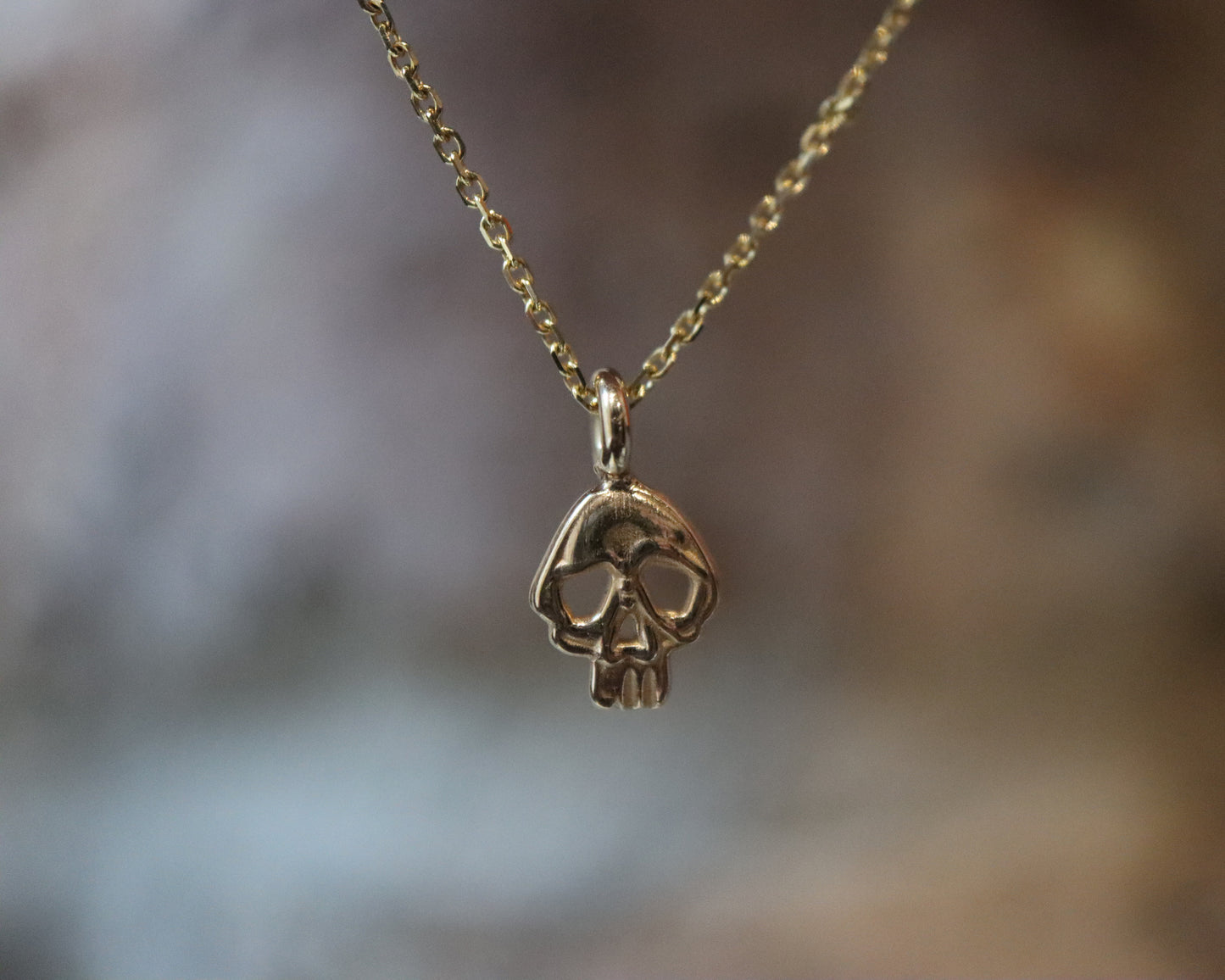 Petite Golden Skull