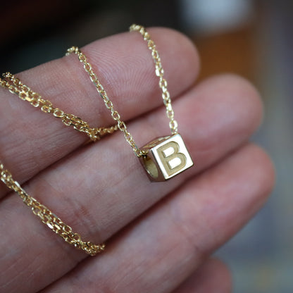 Gold Alphabet Bead