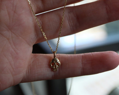 Petite Golden Skull