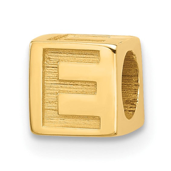 Gold Alphabet Bead