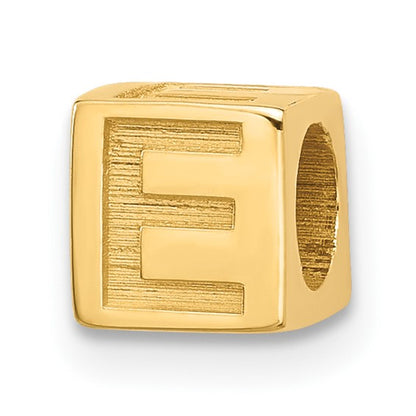 Gold Alphabet Bead