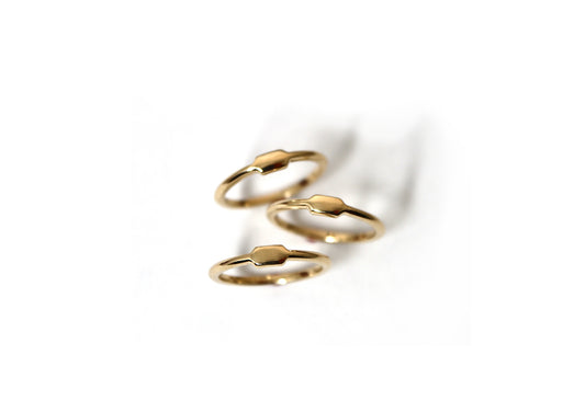 Petite Shield Signet Ring
