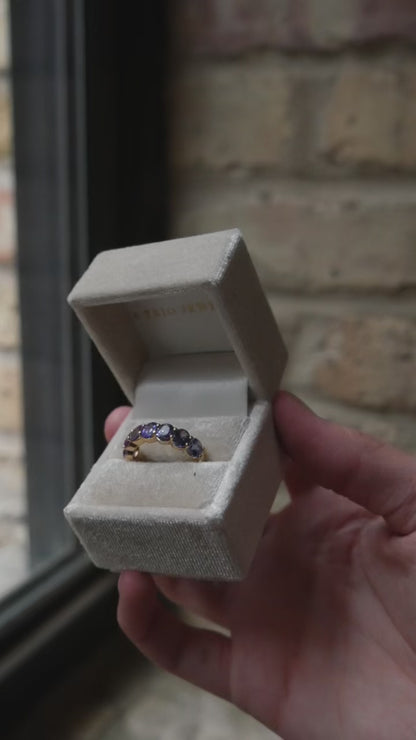 Ombré Sapphire Bubble Ring