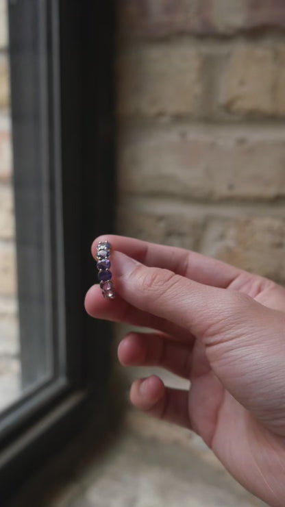 Ombré Sapphire Bubble Ring