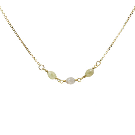 NEW!  Yellow Diamond Slice Necklace