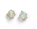 Raw Opal Studs